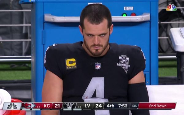 Derek Carr photo goes viral, gets meme treatment