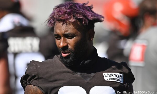 Jarvis Landry in pads