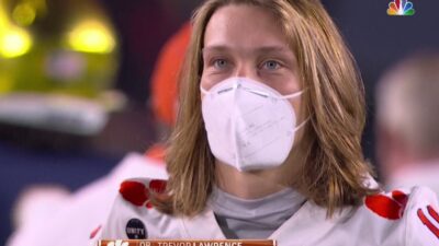 Trevor Lawrence sideline