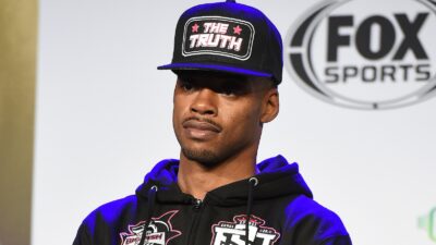 Errol Spence in his own gear