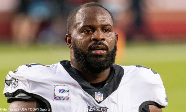 Fletcher Cox in his Eagles uniform