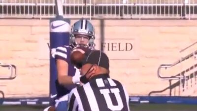 Referee hit in face