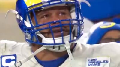 aaron Donald crying