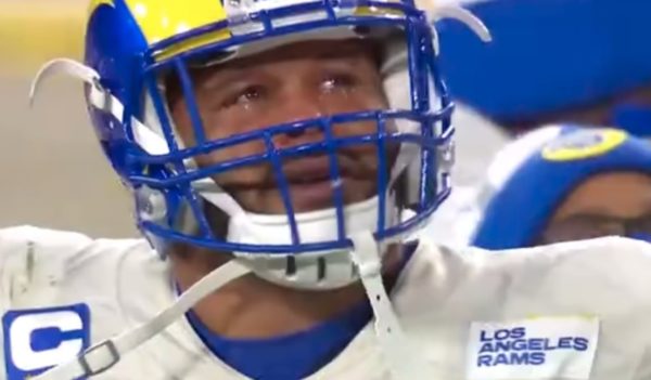 aaron Donald crying