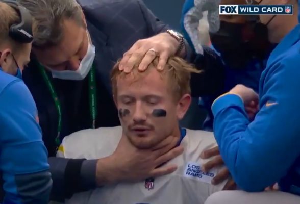 John Wolford neck injury