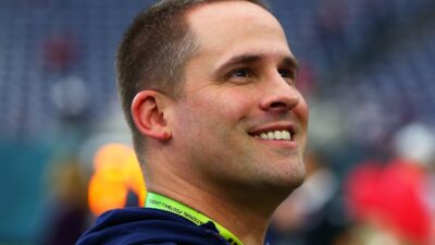 Josh McDaniels in profile