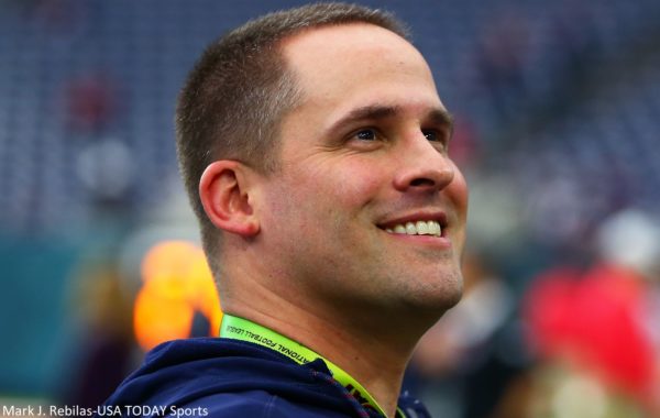 Josh McDaniels in profile