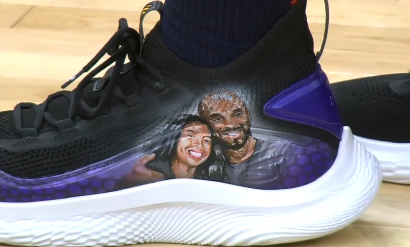 Steph Curry Joel Embiid Wear Special Kobe Bryant Tribute Shoes