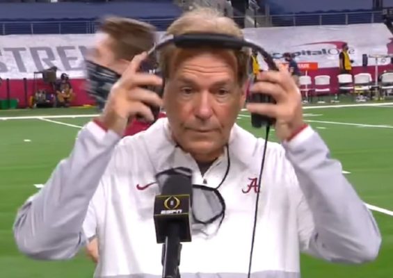 Nick Saban headphones