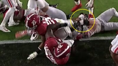 Tuf Borland Najee Harris ankle