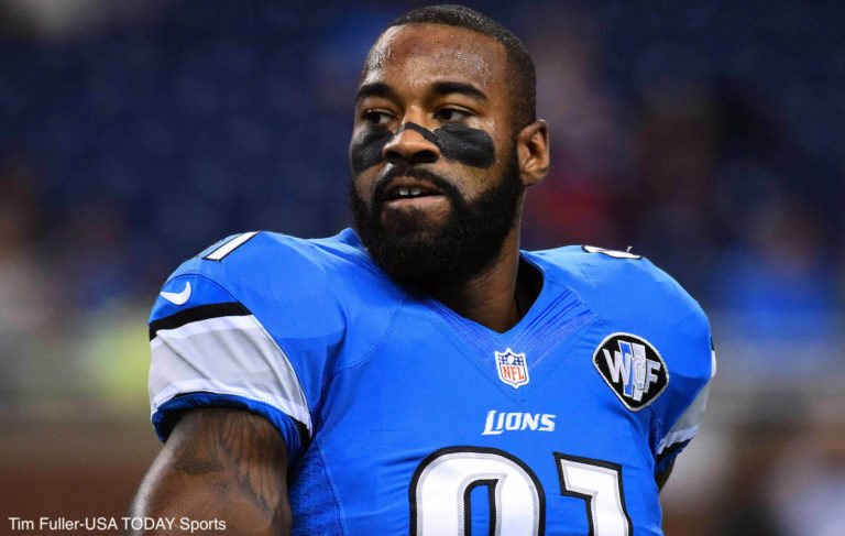 Calvin Johnson appears to have buried hatchet with Lions