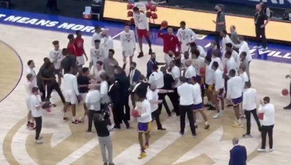 Alabama LSU confrontation