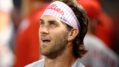 Bryce Harper in a headband