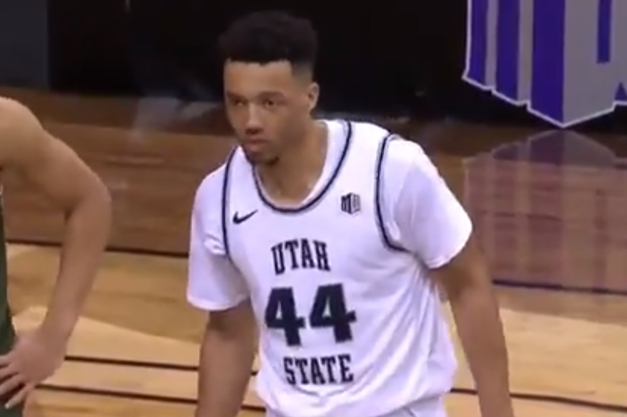 Utah State guard wears No. 44 jersey because of his love for Wendy's