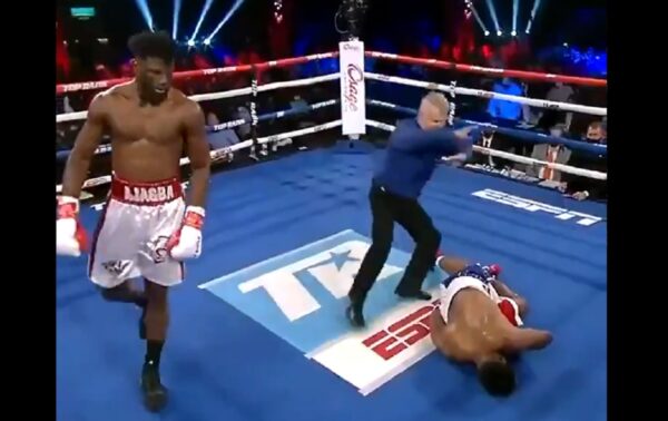 Efe Ajagba knockout