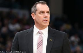 Frank Vogel in a suit