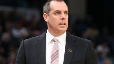 Frank Vogel in a suit