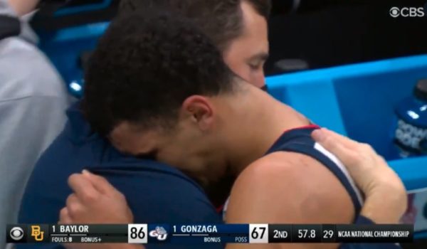 Jalen Suggs emotional