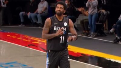 Kyrie Irving Damian Lillard celebration