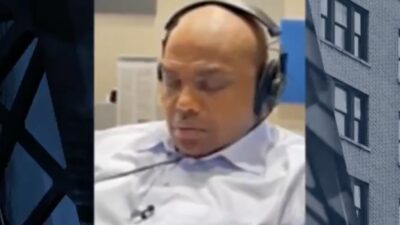 Charles Barkley sleeping