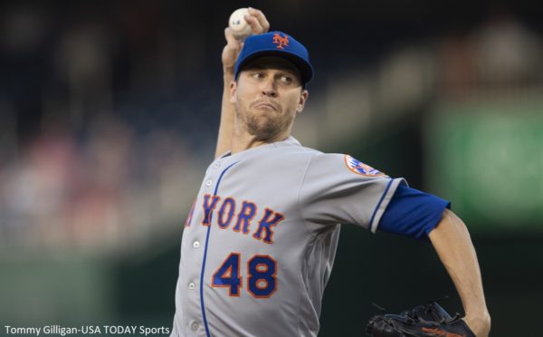 Jacob deGrom ready to throw