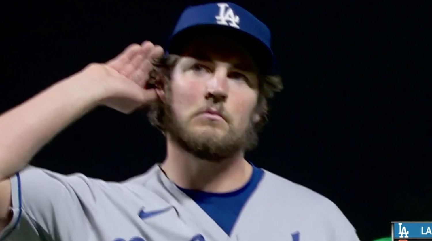 Trevor Bauer's all smiles. - Los Angeles Dodgers