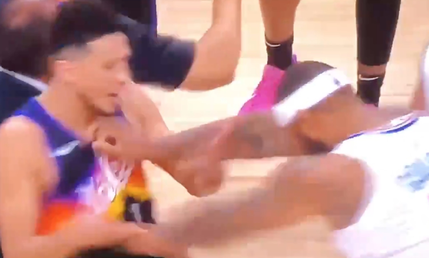 Video: DeMarcus Cousins shoved Devin Booker at end of Game 2