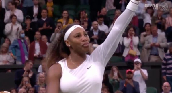 Serena Williams crying