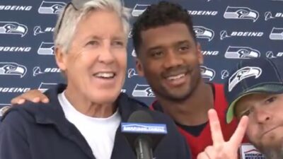 Russell Wilson Pete Carroll John Schneider