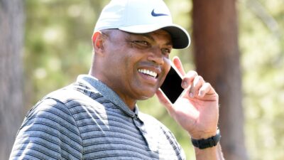 Charles Barkley on the phone