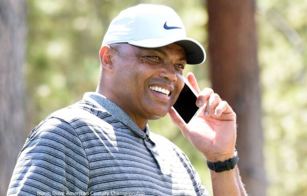 Charles Barkley on the phone