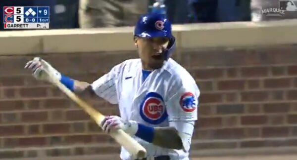 Javy Baez taunting