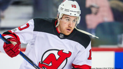 Jimmy Hayes on the Devils