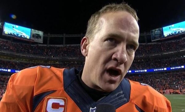 Peyton Manning forehead mark