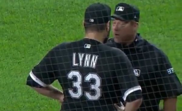 Lance Lynn umpire