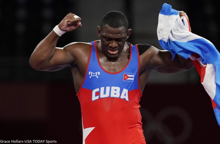 Cuban wrestler Mijain Lopez joins elite company with incredible feat