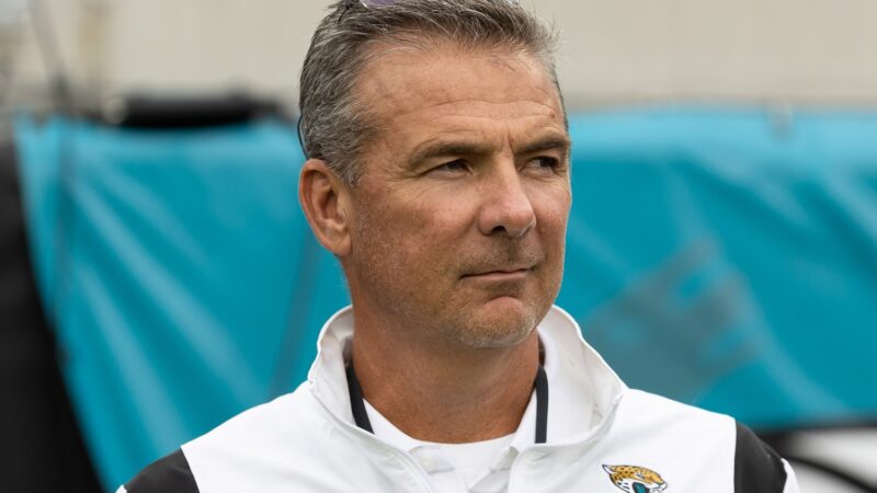 Urban Meyer in Jags gear