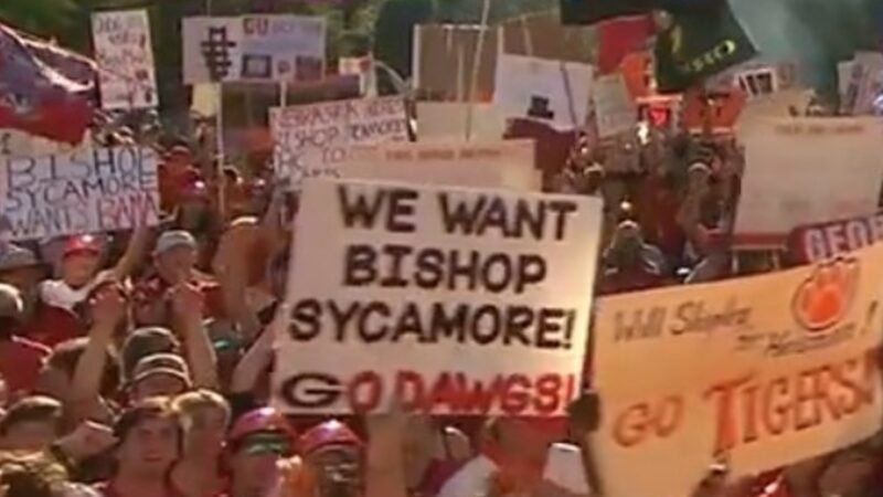 Bishop Sycamore GameDay sign