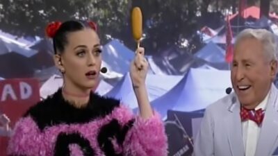 Katy Perry corn dog