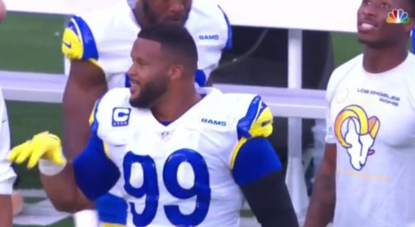 Aaron Donald reaction