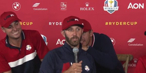 Dustin Johnson Ryder Cup