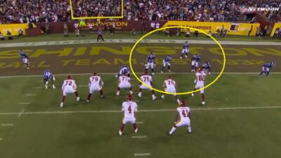 Giants goal line defense