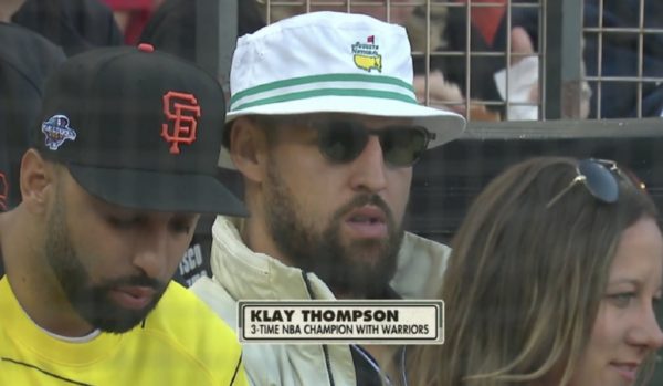 Klay Thompson Giants Dodgers