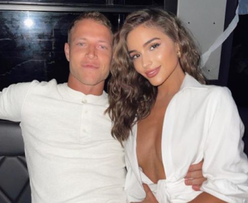 Olivia Culpo Christian McCaffrey