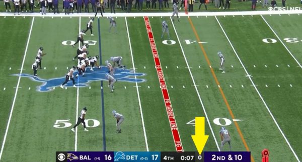 Ravens get away with delay of game before winning field goal