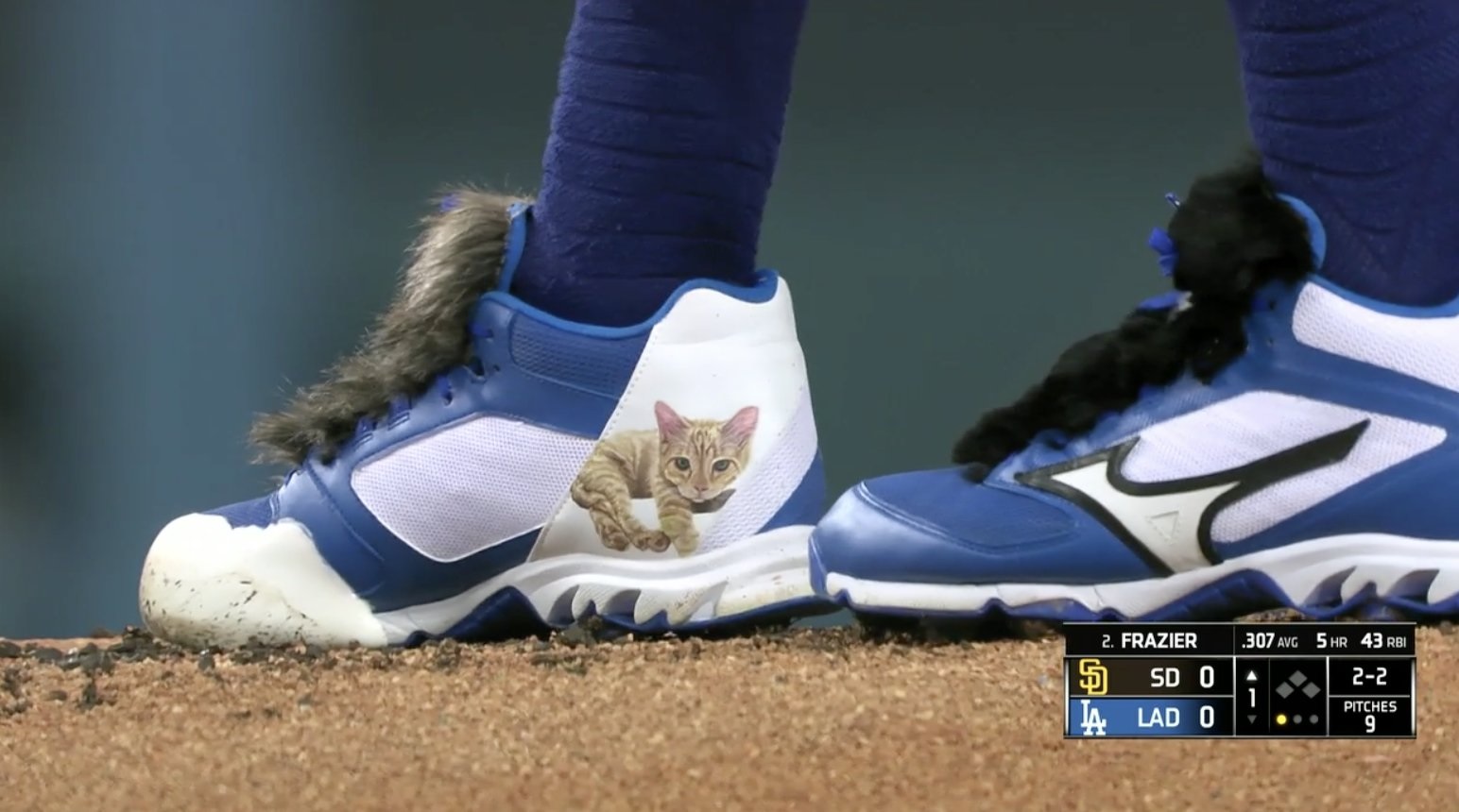 Tony Gonsolin's cleats are something else.