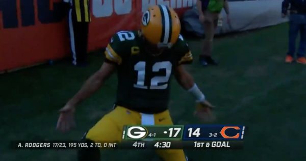 Aaron Rodgers Bears taunt