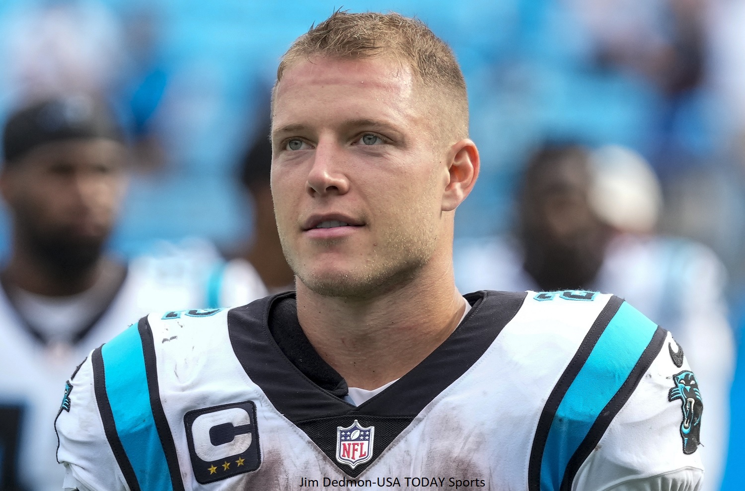 Christian McCaffrey injury: Panthers RB suffers ankle injury in Week 12 -  DraftKings Network