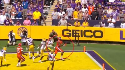 LSU bad Hail Mary defense