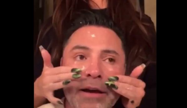 Oscar De La Hoya Holly Sonders